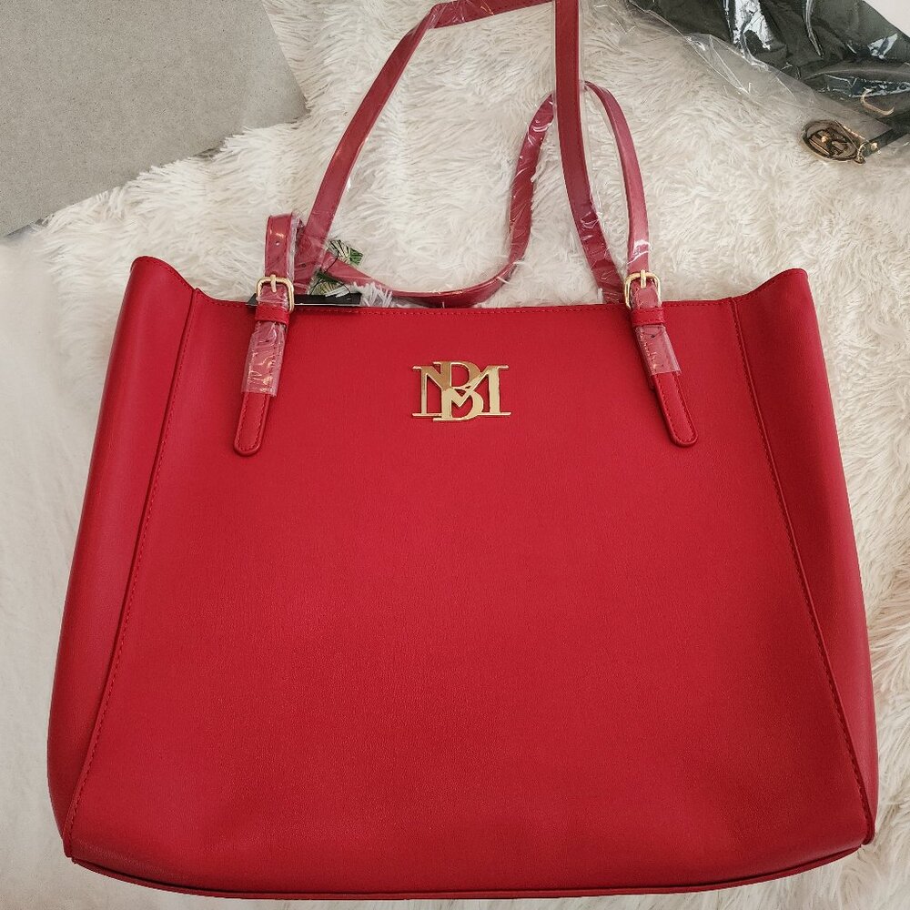 Badgley Mischka red bag